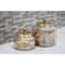 Gold Glass Glam Decorative Jar Set